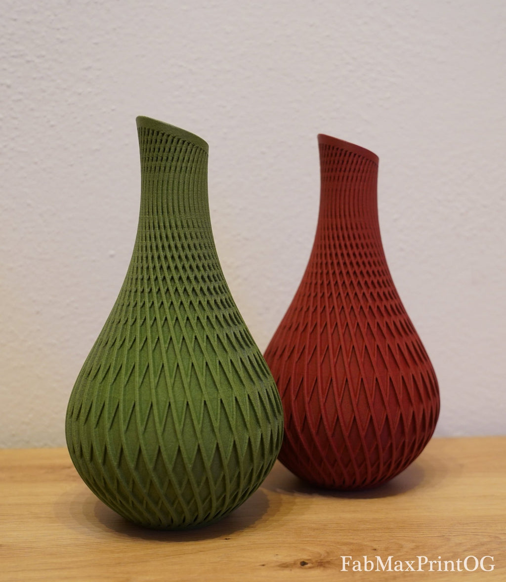 Vanta Vase - Skulpturale Eleganz für dein Zuhause - FabMaxPrint